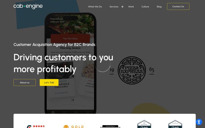 Screenshot of cabengine.co.uk