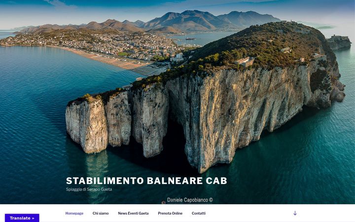 Screenshot of cabgaeta.it