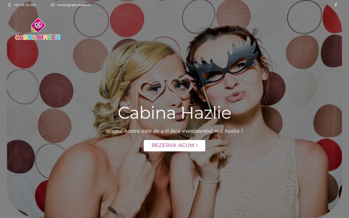 Екранна снимка на cabinahazlie.ro