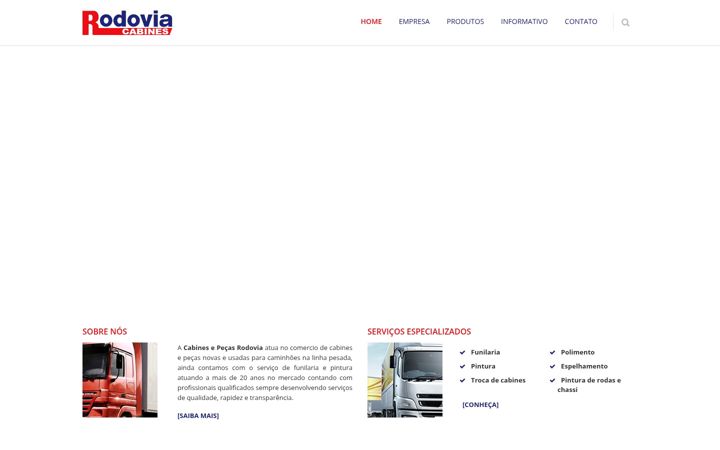 Screenshot ta' cabinesrodovia.com.br