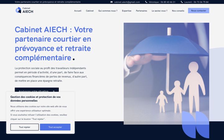 Screenshot of cabinet-aiech.fr