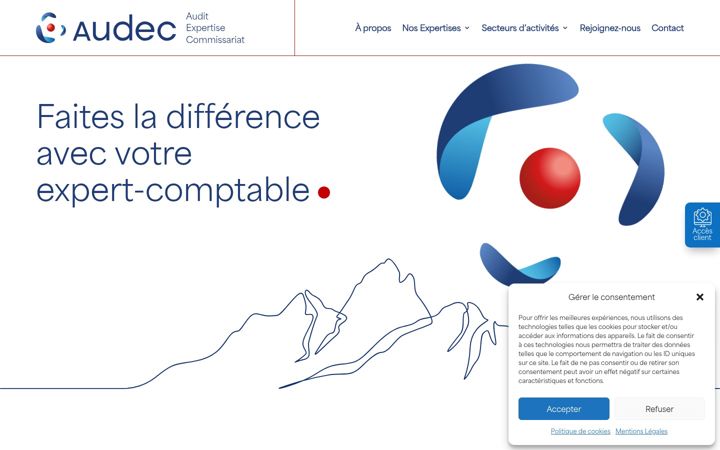 Screenshot of cabinet-audec.fr