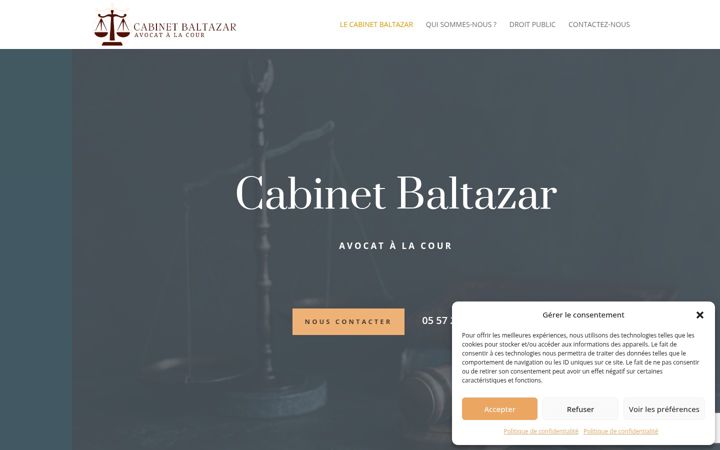 Screenshot ta' cabinet-baltazar.fr