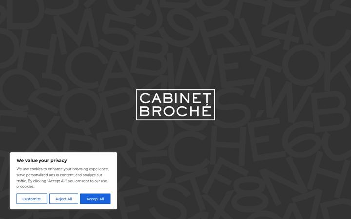 Skärmbild av cabinet-broche.ch