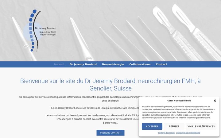 Skärmbild av cabinet-brodard.ch