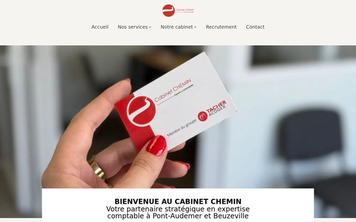 Screenshot of cabinet-chemin.fr
