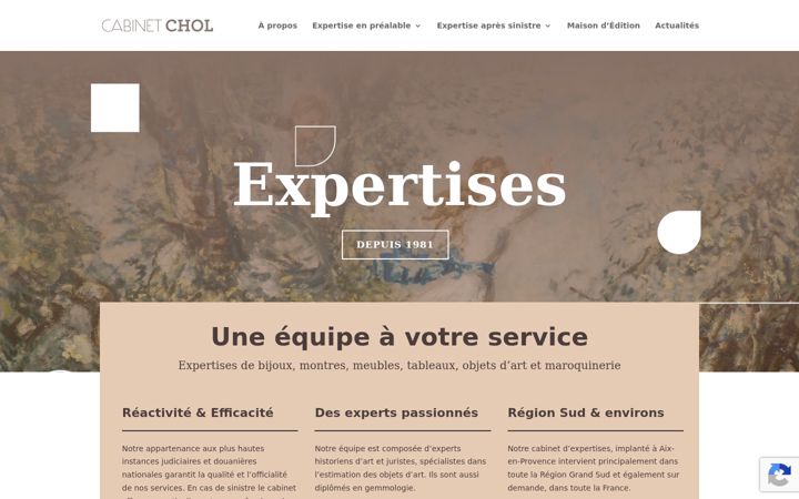 Screenshot of cabinet-chol-expertise.fr