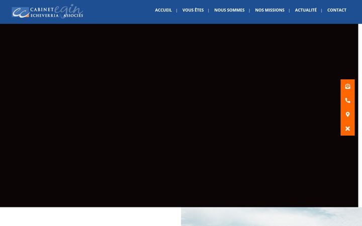 Captură de ecran a cabinet-comptable-egin.fr