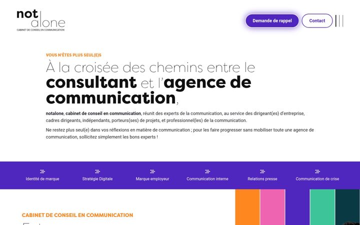 Screenshot of cabinet-conseil-communication.fr