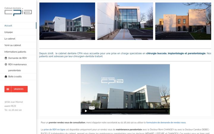 Captura de pantalla de cabinet-cpia.fr