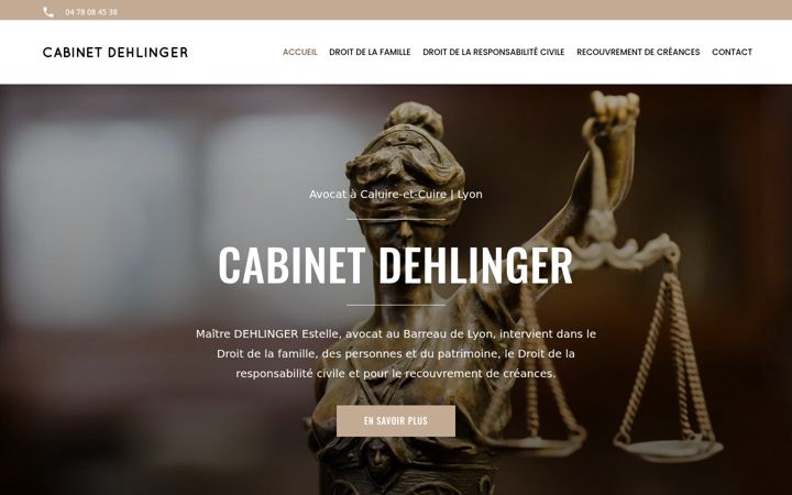 Captură de ecran a cabinet-dehlinger.fr