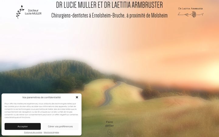 Skärmbild av cabinet-dentaire-bruche.fr