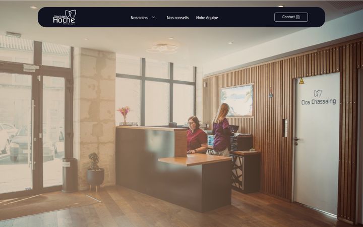 Screenshot di cabinet-dentaire-hoche.fr