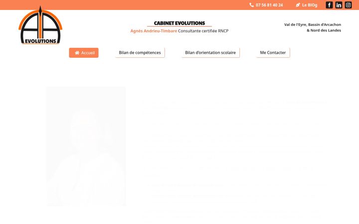 Screenshot of cabinet-evolutions.fr