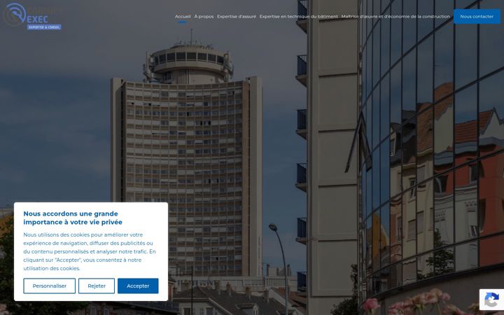Screenshot of cabinet-exec.fr