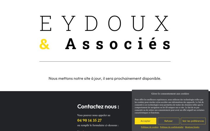 Captură de ecran a cabinet-eydoux.fr