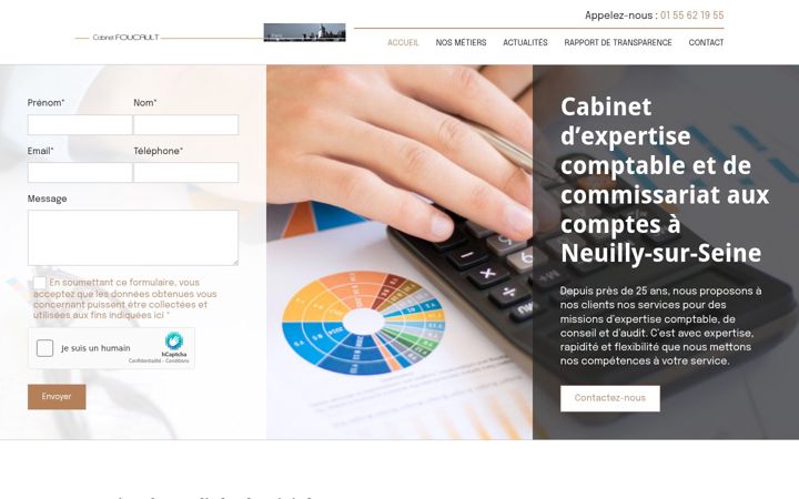 Screenshot of cabinet-foucault.fr