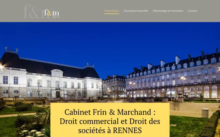 Screenshot of cabinet-frin-marchand.fr