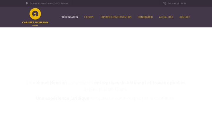 Screenshot of cabinet-henrion.com