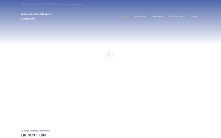 Screenshot of cabinet-infirmier-foin.fr
