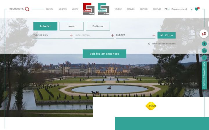 Screenshot of cabinet-joffre.fr