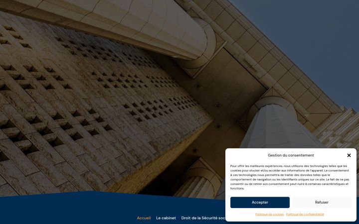 Screenshot of cabinet-lebail.com