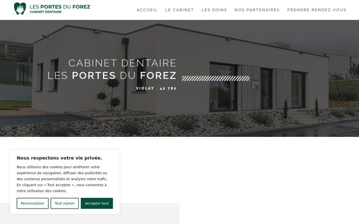 Zrzut ekranu cabinet-lesportesduforez.fr