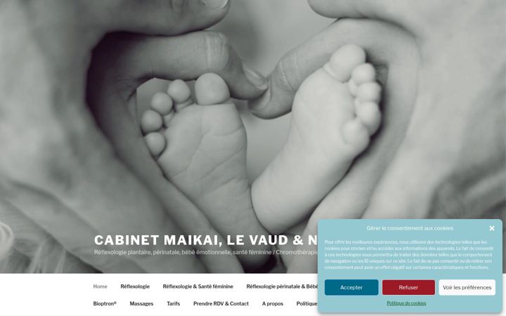 Skærmbillede af cabinet-maikai.ch