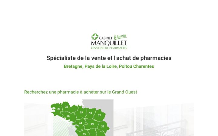 Screenshot of cabinet-manquillet.fr