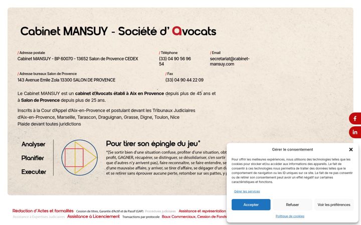Screenshot of cabinet-mansuy.com