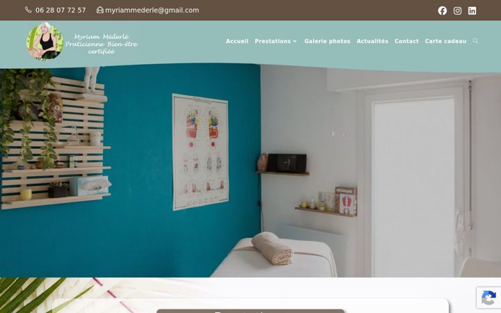 Screenshot of cabinet-massage-mederle.fr