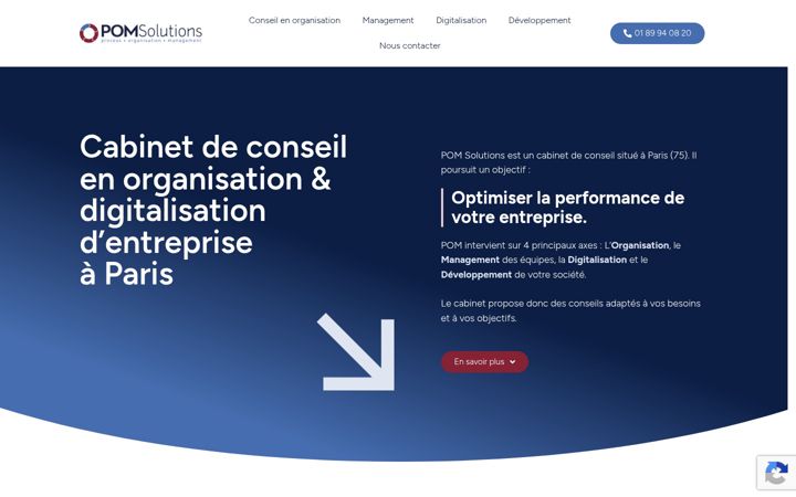 Screenshot of cabinet-organisation.paris