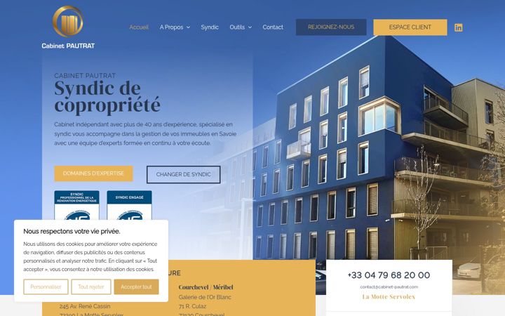 Screenshot of cabinet-pautrat.fr