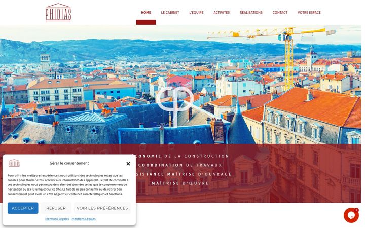 Screenshot of cabinet-phidias.com