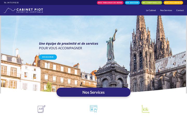 Screenshot of cabinet-piot.fr