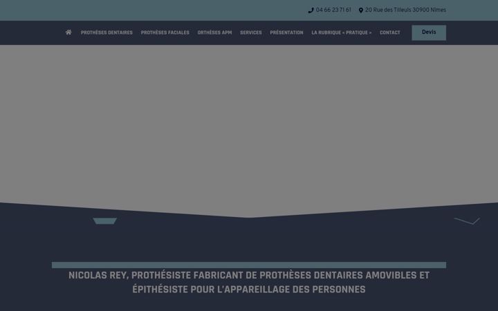 Screenshot of cabinet-rey.com