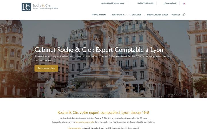 Screenshot of cabinet-roche.com