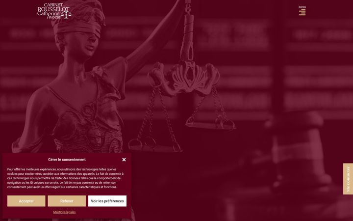 Screenshot of cabinet-rousselot.fr