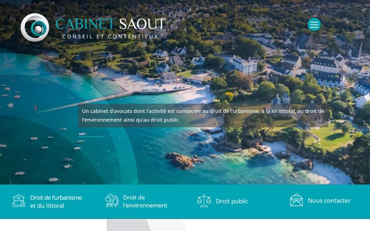 Posnetek zaslona cabinet-saout.fr