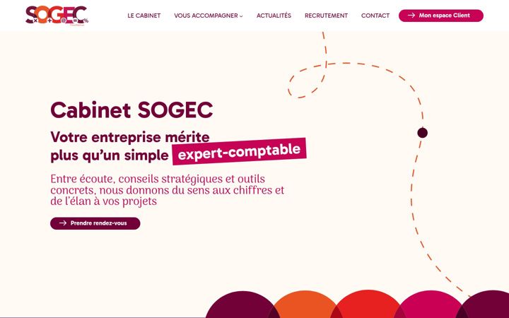 Screenshot of cabinet-sogec.fr