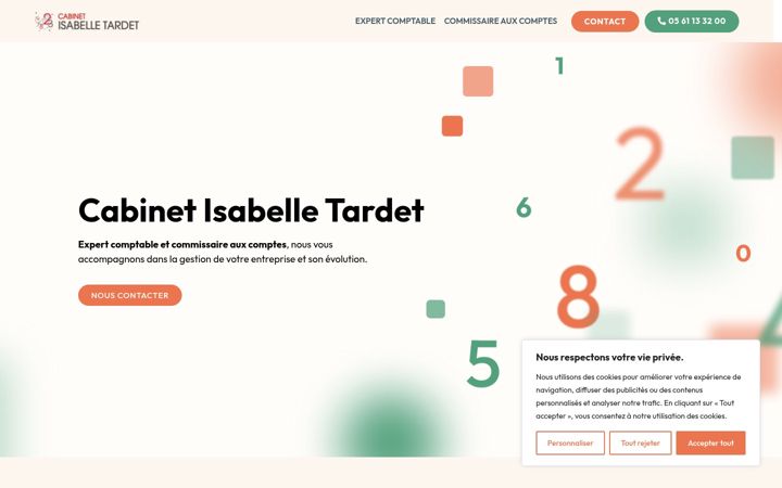 Posnetek zaslona cabinet-tardet.fr