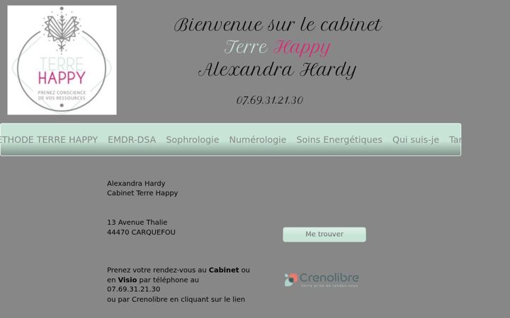 Screenshot of cabinet-terre-happy.com