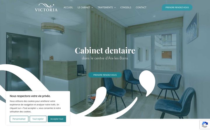 Screenshot of cabinet-victoria.fr