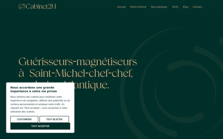 Screenshot of cabinet2h.fr