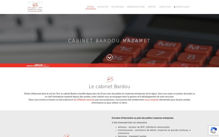 Screenshot of cabinetbardou.fr