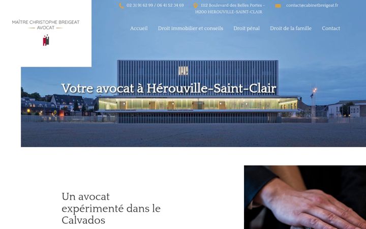 Screenshot of cabinetbreigeat.fr