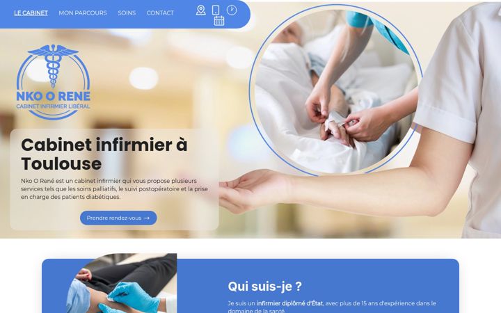 Screenshot of cabinetdaste-nkoo.fr