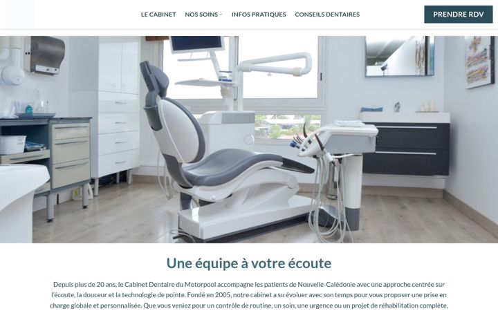 Screenshot of cabinetdentaire-motorpool.nc
