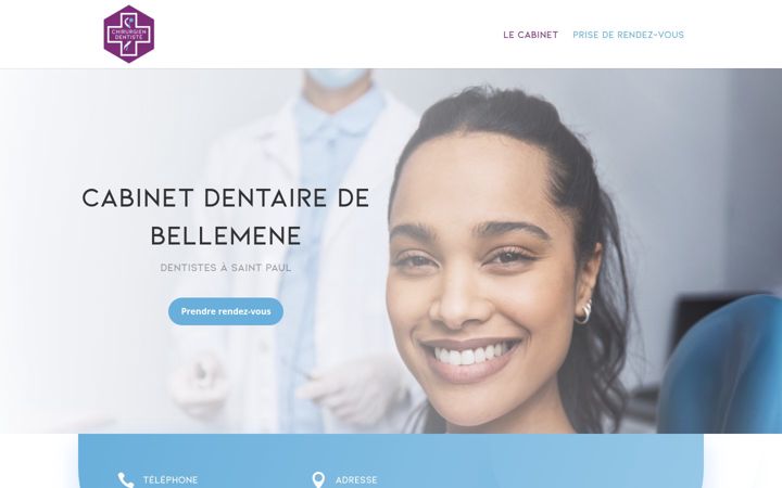 Screenshot of cabinetdentairedebellemene.re