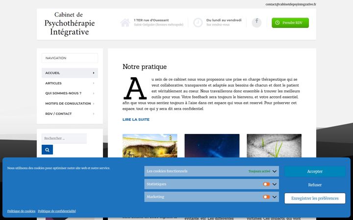 Screenshot von cabinetdepsyintegrative.fr